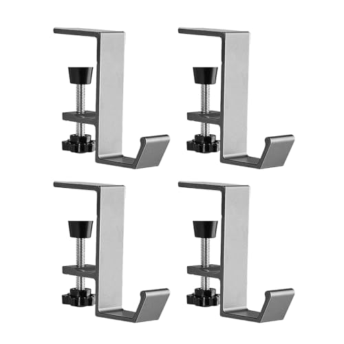 Xuancai Set mit 4 flexiblen, nicht klebenden Haken, einzigartige Tischaufhänger für effizientes Platzmanagement zu Hause, in der Schule oder am Arbeitsplatz, Schreibtisch-Organizer Xuancai Set mit 4 flexiblen, nicht klebenden Haken, einzigartige Tischaufhänger für effizientes Platzmanagement zu Hause, in der Schule oder am Arbeitsplatz, Schreibtisch-Organizer von Xuancai
