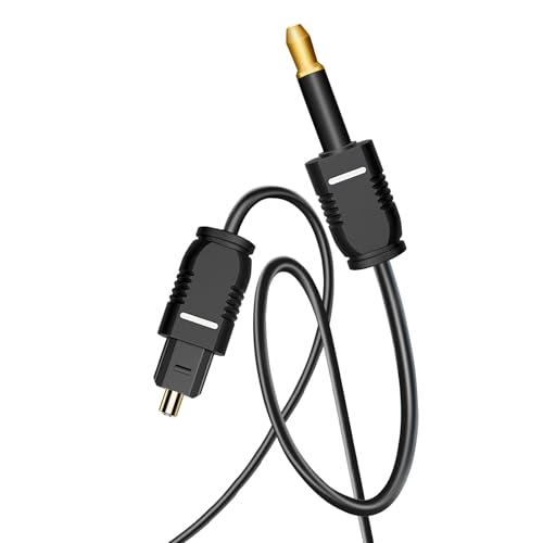 Xuancai Sound-Konvertierung von optischem auf 3,5 mm, 192 kHz Adapter, unidirektionaler Adapter für HDTV und Spiele für Heim-Soundsysteme von Xuancai