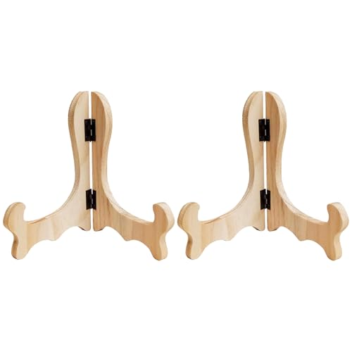 Xuancai Stabiler Präsentationsständer aus Holz für Teller und Skulpturen mit einfacher Montage und faltbaren Designs in mehreren Größen von Xuancai