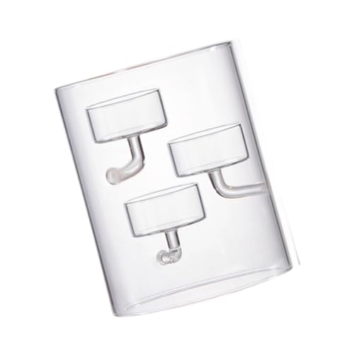 Zylindrischer Mehrzweck-Kerzenhalter aus Glas für Säulen, LED-Teelichter, Blumenarrangements, Zuhause, Esszimmer, Dekoration, Glashalter für Blumenarrangements von Xuancai