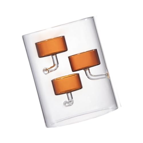Zylindrischer Mehrzweck-Kerzenhalter aus Glas für Säulen, LED-Teelichter, Blumenarrangements, Zuhause, Esszimmer, Dekoration, Glashalter für Blumenarrangements von Xuancai