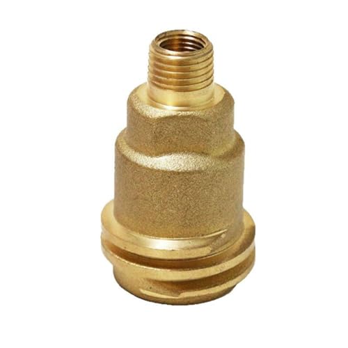 1/4 Zoll Außenrohrgewinde-Anschlussadapter, massives Messing, Zylinderadapter, Leitungsanschlussverschraubung, dauerhafte massive Messingzylinder von Xuanxi