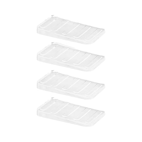 4/8 Stück Möbel-Nivellierabstandshalter transparente Unterlegscheiben Schrankbeinversteller Keile Dichtung für unebene Bodenbeläge von Xuanxi