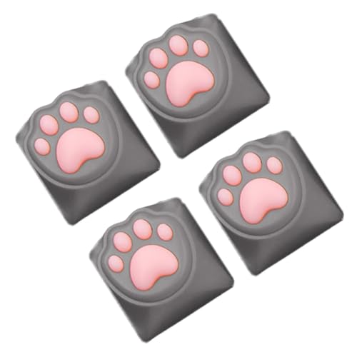 CatPaw geformte Tastenkappen, ABS-Silikon-Konstruktion, stilvolle Akzent-Upgrades für mechanische Standard-Tastaturen, Gaming-Tastenkappen für mechanische Tastaturen von Xuanxi
