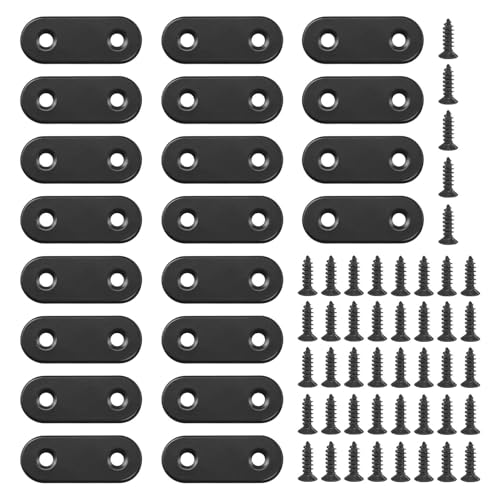 Eckverstärkungsverbinder aus Stahl inklusive Montagezubehör für Holzbearbeitungsprojekte und Möbelmontage, Möbelverbindungsklammern von Xuanxi