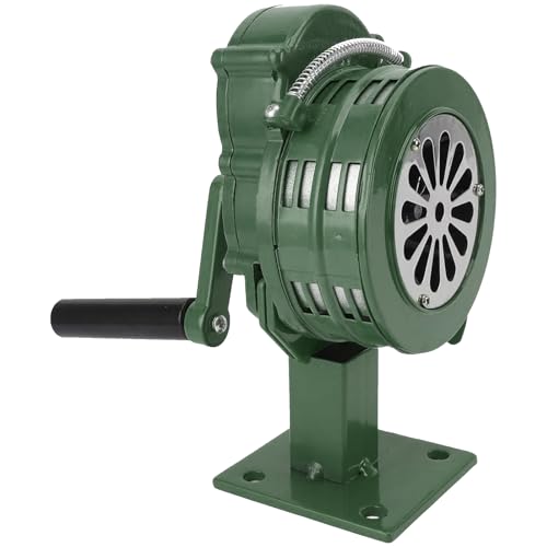 Handkurbel-Alarm, manueller Notfallalarm, 110 dB, manuell betriebener Alarm für Katastrophenvorsorge, Überleben, Handkurbelhupe von Xuanxi