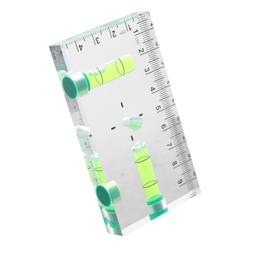Kleine Ebenen Werkzeug Konstruktionswerkzeug mit 90°/180° Ebenen Bubble Pocket Acryl Check Bubble Base Pocket von Xuanxi