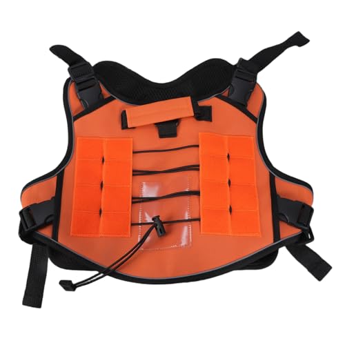 Reflektierendes Hundegeschirr, Outdoor-Ausrüstung mit ergonomischer Polsterung und einfachem Griff für große Rassen, wasserdichte Hundeweste von Xuanxi