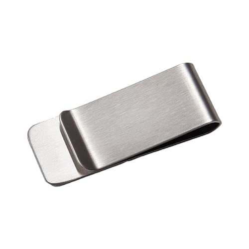 Robuster Edelstahl-Clip für Dokumente, Notizbücher, Planer, Planer, gravierte Metallclips von Xuanxi
