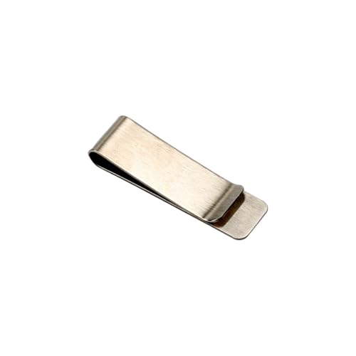 Robuster Edelstahl-Clip für Dokumente, Notizbücher, Planer, Planer, gravierte Metallclips von Xuanxi