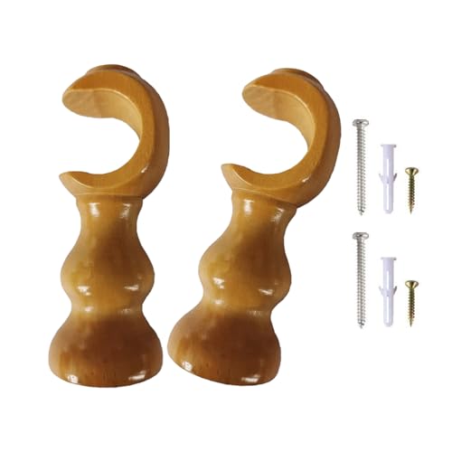 Upgrades Holz-Fenstervorhanghalterungen, einzelne Halter, starke Holzstange, einfache Installation für Haushaltsfensterhalter Upgrades Holz-Fenstervorhanghalterungen, einzelne Halter, starke Holzstange, einfache Installation für Haushaltsfensterhalter von Xuanxi