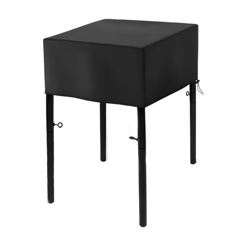 Winddichte Grillabdeckung für Outdoor-Grills, Gartengeräte, Unterschlupf, verstellbarer Kordelzug, Grillschutz, faltbare Grillaufbewahrungsabdeckung Winddichte Grillabdeckung für Outdoor-Grills, Gartengeräte, Unterschlupf, verstellbarer Kordelzug, Grillschutz, faltbare Grillaufbewahrungsabdeckung von Xuanxi