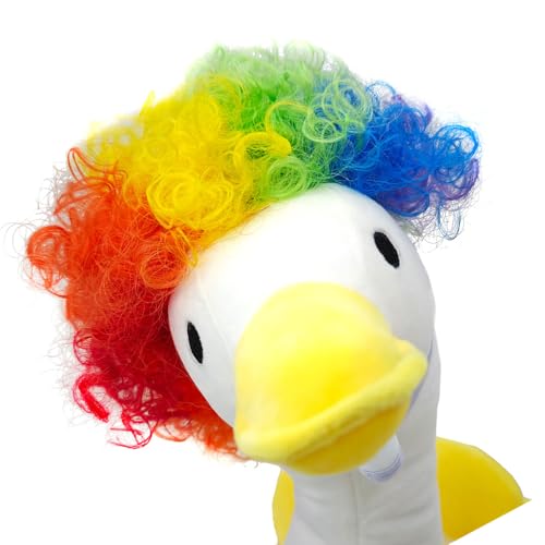 Xuanxi Afros Haustier-Perücke, Gänse-Haarteil, Haar-Accessoire, ideal für kreative Besitzer, Themen-Event, Fotografie, Anlass, Kopfbedeckung, Perücke, Kostüm-Zubehör Xuanxi Afros Haustier-Perücke, Gänse-Haarteil, Haar-Accessoire, ideal für kreative Besitzer, Themen-Event, Fotografie, Anlass, Kopfbedeckung, Perücke, Kostüm-Zubehör von Xuanxi