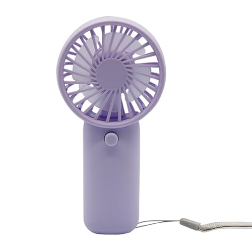 Xuanxi Miniatur-Handventilator, 3 A, batteriebetrieben, tragbar, leise Kühlung für den Innen- und Außenbereich, mit Umhängeband, Büro-Schreibtisch-Zubehörventilator Xuanxi Miniatur-Handventilator, 3 A, batteriebetrieben, tragbar, leise Kühlung für den Innen- und Außenbereich, mit Umhängeband, Büro-Schreibtisch-Zubehörventilator von Xuanxi