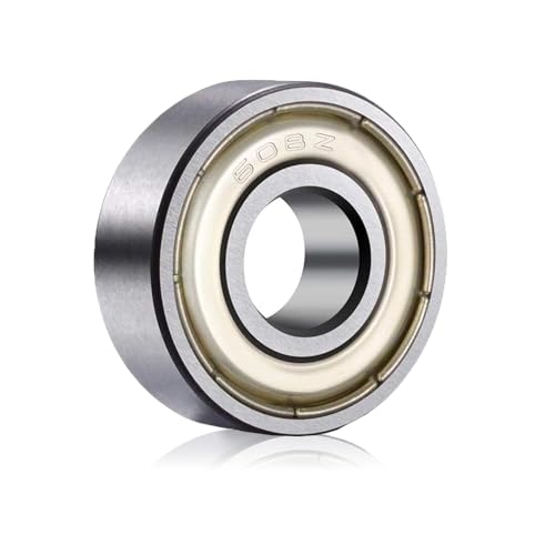 4 Stück 608 ZZ Kugellager – 8x22x7mm Doppelt Geschirmte Rillenkugellager aus Chromstahl – Für Skateboards, Inline Skates, Roller & Industriemaschinen (608ZZ - Size 8 x 22 x 7 mm) von Xuduvay
