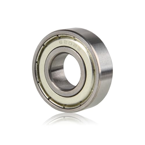 4 Stück 6202 ZZ Kugellager – 15 x35 x11mm Doppelt Geschirmte Rillenkugellager aus Chromstahl – Für Skateboards, Inline Skates, Roller & Industriemaschinen (6202ZZ - Size 15 x35 x11 mm) von Xuduvay