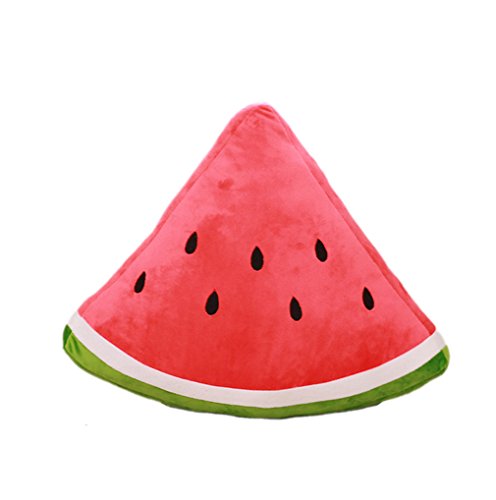 XueXian(TM) Kissen Wassermelonen Obst Plüsch Dekokissen(Dreieckig,30 cm) von XueXian(TM)