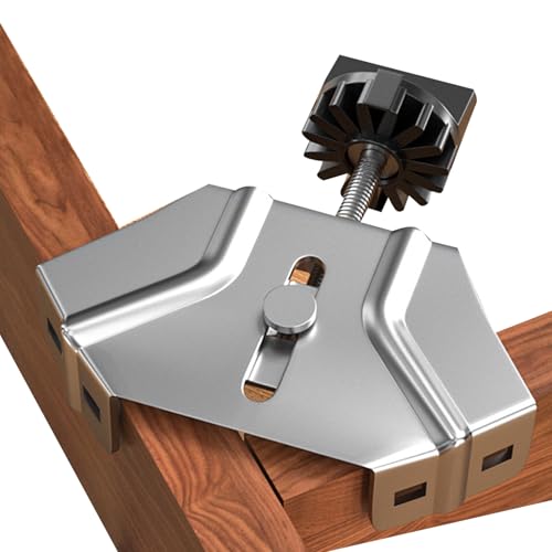 Xujuika 90 Grad Winkelklemme | 90 Grad Eckenhalter | Ergonomische Schwerlast-Klemmen Mit Verstellbarer Präzision Für Bilderrahmen Tischlerei Schweißen Möbelbau von Xujuika
