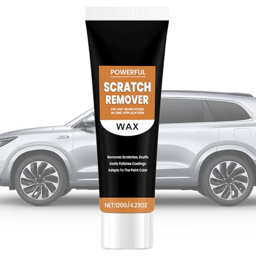 Xujuika Auto Kratzer Reparaturpaste - Autowachs für Kratzer - Schneller Anti Beschlag Polierer 120ml für Kratzspurenbeseitigung an Windschutzscheibe Armaturenbrett Außenpflege Motorrad Fahrzeugwartung von Xujuika