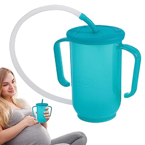 Xujuika Trinkbecher für Erwachsene, auslaufsichere Becher für Erwachsene - Schnabeltasse mit Griffen - Bruchsichere, multifunktionale, leichte, auslaufsichere Becher mit Griff für Erwachsene mit von Xujuika