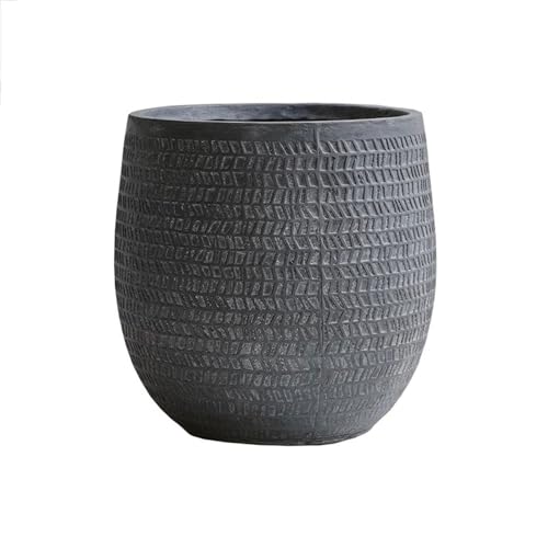 Blumentöpfe Magnesium-Ton, großkalibriger Blumentopfboden mit Drainagelöchern, graue Pflanzentöpfe, gemustertem Pflanzenbehälter, for Wohnzimmer, Küche, Schlafzimmer für Kakteen und Sukkulenten Blumentöpfe Magnesium-Ton, großkalibriger Blumentopfboden mit Drainagelöchern, graue Pflanzentöpfe, gemustertem Pflanzenbehälter, for Wohnzimmer, Küche, Schlafzimmer für Kakteen und Sukkulenten von Xumh2024-3