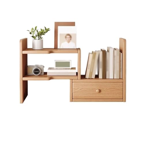 Bücherregal Wohnzimmermöbel Ausziehbares freistehendes Bücherregal aus Holz mit Schubladen, um 90 Grad drehbarer Schreibtisch-Organizer aus Kiefernholz, for Wohnzimmer, Küche, Büro, Arbeitszimmer für Bücherregal Wohnzimmermöbel Ausziehbares freistehendes Bücherregal aus Holz mit Schubladen, um 90 Grad drehbarer Schreibtisch-Organizer aus Kiefernholz, for Wohnzimmer, Küche, Büro, Arbeitszimmer für von Xumh2024-3