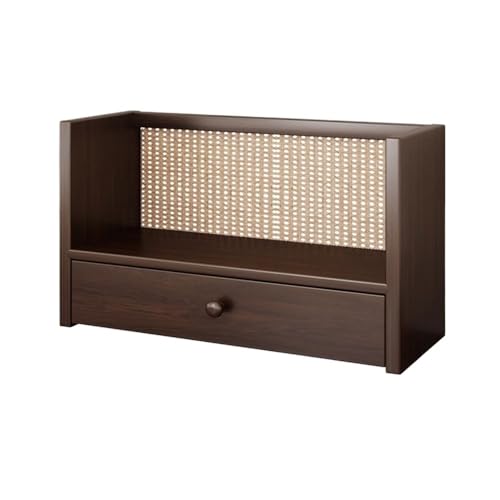 Bücherregal Wohnzimmermöbel Schreibtisch-Akten-Organizer aus Holz, mit Aufbewahrungsregal mit einer Schublade, stapelbarer Mehrzweck-Organizer, for das Heim-Schulbüro für Wohnzimmer,Schlafzimmer(L40xW Bücherregal Wohnzimmermöbel Schreibtisch-Akten-Organizer aus Holz, mit Aufbewahrungsregal mit einer Schublade, stapelbarer Mehrzweck-Organizer, for das Heim-Schulbüro für Wohnzimmer,Schlafzimmer(L40xW von Xumh2024-3