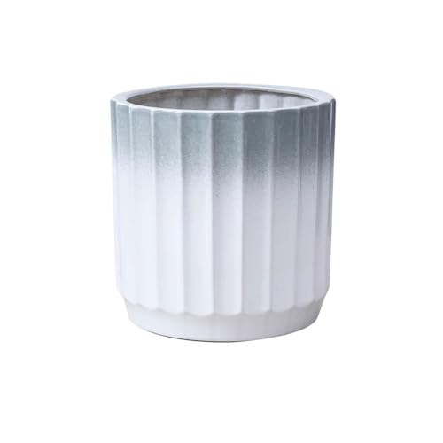 Xumh2024-3 Blumentöpfe Allmählicher Keramik-Blumentopf, runder gestreifter Blumentopf mit Ablaufloch-Pflanzgefäß, for Wohnzimmer, Zimmer, Garten usw für Kakteen und Sukkulenten Xumh2024-3 Blumentöpfe Allmählicher Keramik-Blumentopf, runder gestreifter Blumentopf mit Ablaufloch-Pflanzgefäß, for Wohnzimmer, Zimmer, Garten usw für Kakteen und Sukkulenten von Xumh2024-3