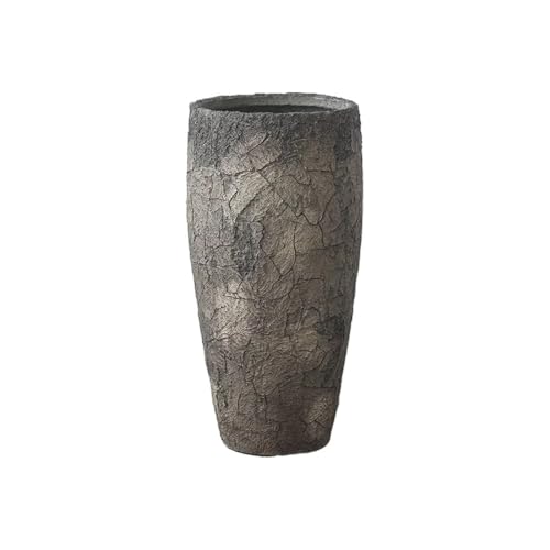 Xumh2024-3 Blumentöpfe Hohe, runde, bodenstehende Blumentöpfe, graue Beton-Flowe-Töpfe, Ornamente mit Drainagelöchern, Pflanzenbehälter for Zuhause, Terrasse, Garten für Kakteen und Sukkulenten Xumh2024-3 Blumentöpfe Hohe, runde, bodenstehende Blumentöpfe, graue Beton-Flowe-Töpfe, Ornamente mit Drainagelöchern, Pflanzenbehälter for Zuhause, Terrasse, Garten für Kakteen und Sukkulenten von Xumh2024-3
