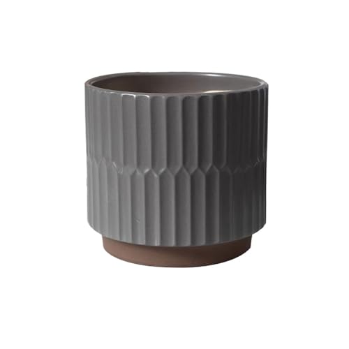 Xumh2024-3 Blumentöpfe Mattgraue, runde Blumentöpfe mit Drainagelöchern, Pflanzgefäße for drinnen und draußen, for Eingangsbereiche, Schlafzimmer Gärten, Pflanzenbehälter für Kakteen und Sukkulenten Xumh2024-3 Blumentöpfe Mattgraue, runde Blumentöpfe mit Drainagelöchern, Pflanzgefäße for drinnen und draußen, for Eingangsbereiche, Schlafzimmer Gärten, Pflanzenbehälter für Kakteen und Sukkulenten von Xumh2024-3
