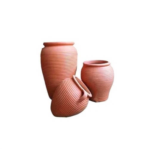 Xumh2024-3 Blumentöpfe Roter Ton-Blumentopf-Set, Outdoor-Gartenlandschaft, Tontöpfe, grobe Terrakotta-Töpfe, DREI Sätze Terrassen-Ornamente für Kakteen und Sukkulenten Xumh2024-3 Blumentöpfe Roter Ton-Blumentopf-Set, Outdoor-Gartenlandschaft, Tontöpfe, grobe Terrakotta-Töpfe, DREI Sätze Terrassen-Ornamente für Kakteen und Sukkulenten von Xumh2024-3