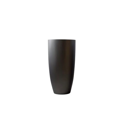 Xumh2024-3 Blumentöpfe Runde, silbergraue Bodenvase aus Fiberglas, schlicht, modern, for Zuhause, weiche Dekorationen, Blumenarrangement für Kakteen und Sukkulenten(Klein) von Xumh2024-3