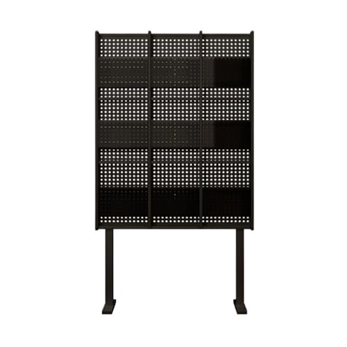 Xumh2024-3 Bücherregal Wohnzimmermöbel Vom Boden bis zur Decke reichendes Bücherregal, Zeitschriftenregal, Leseständer, mehrschichtiges CD-Regal für Wohnzimmer,Schlafzimmer(Schwarz,82cm) von Xumh2024-3