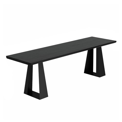 Xumh2024-3 Schreibtisch Moderner Schreibtisch-Arbeitsplatz im schlichten Stil, Langer Tisch mit Metallrahmen hinter dem Sofa for das Wohnzimmer Home Office Computertisch(S) von Xumh2024-3