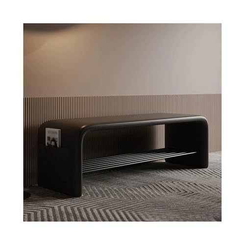 Xumh2024-3 Sitzbank Polsterbank Türhocker for Wechseln der Schuhe, Schuhschrank, Aufbewahrung, Zweizweckhocker, Schlafzimmer, einfache Nachttischbank for Sitzen Sitzhocker Schlafzimmer(Schwarz,Klein) Xumh2024-3 Sitzbank Polsterbank Türhocker for Wechseln der Schuhe, Schuhschrank, Aufbewahrung, Zweizweckhocker, Schlafzimmer, einfache Nachttischbank for Sitzen Sitzhocker Schlafzimmer(Schwarz,Klein) von Xumh2024-3