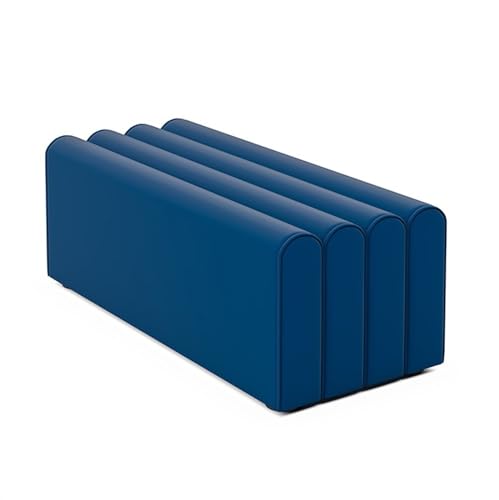 Xumh2024-3 Stabile Unterstützung Home Doorway Entry Schuhwechselhocker Moderner Garderoben-Rechteckhocker Nachttischhocker Bekleidungsgeschäft Sofahocker Eingangstür Schuhbank(Blue) von Xumh2024-3