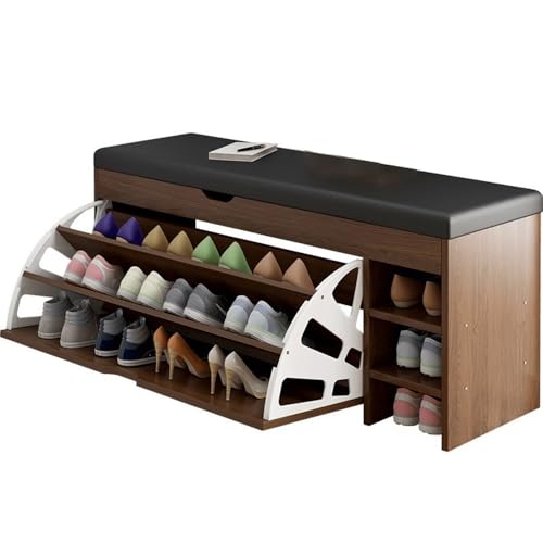Xumh2024-3 Stabile Unterstützung Schuhschrank Schuhbank integrierte Haushaltstür Multifunktionseingang weiches Kissen kreative Schuhbank von Xumh2024-3