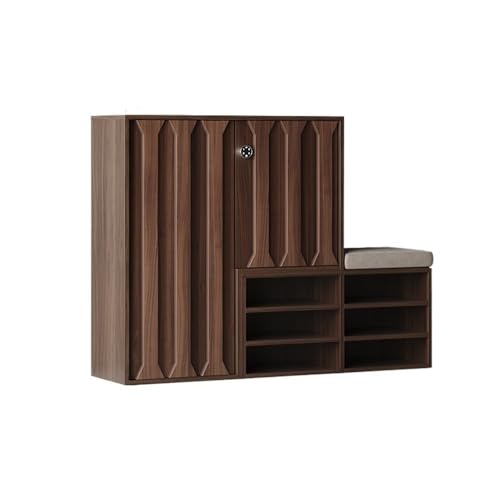 Xumh2024-3 Stabile Unterstützung Schuhschrank mit großer Kapazität, integrierte Bank for den Eingangsbereich der Haushaltstür, Lagerschrank von Xumh2024-3