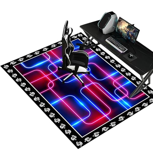 XunZheng 180 x 200 cm Unterlage Schreibtischstuhl Bürostuhl Matte Bodenschutzmatte Gaming Teppich Bodenschutz Bürostuhl Teppichschoner für Parkett Laminat Hartböden und Teppichboden von XunZheng