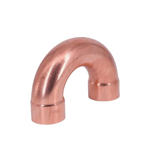 Xuro 1/4 "3/8" 1/2 "3/4" 1 "10 16 18 19 22-76mm ID Kupfer Ende Feed Solder 180 Grad Rückkehr Bogen Sanitär Fitting for Klimaanlage(22mmx1.0mmx68mm) von Xuro