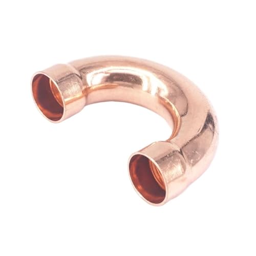 Xuro 10x0,8x25,4mm 180 Grad Rückkehr Biegen Kupfer Ende Feed Sanitär Rohr Fitting for Gas Wasser Öl von Xuro