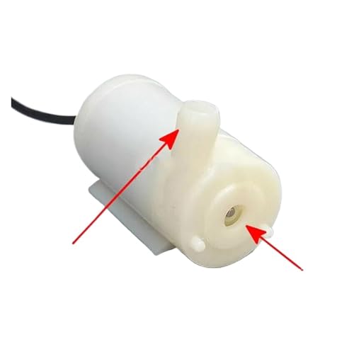 Xuro DC 3 V,7 5 6 Mini-Tauchpumpe, kleine Mikro-Wasserpumpe, geräuscharm, DIY-Wasser, Fischtank/Aquarium von Xuro