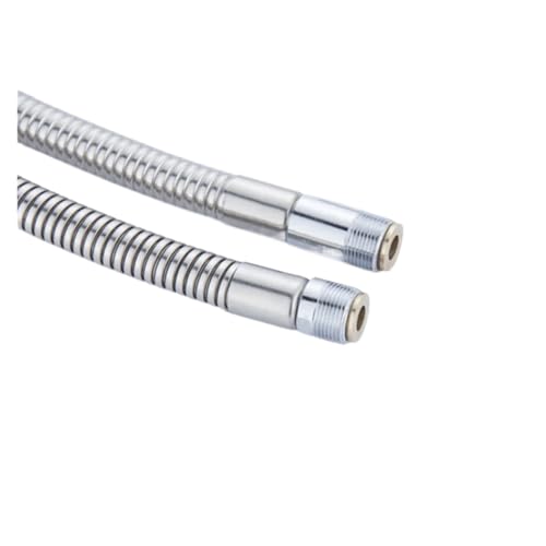 Xuro Edelstahl Chrom Oberfläche Pull Out Dusche Rohr, bad Waschbecken Küche Ablauf Wasserhahn Spezielle Schlauch(B 1.5m) von Xuro