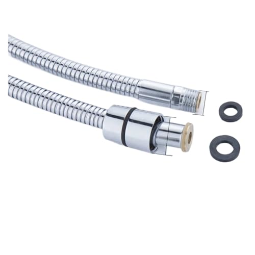 Xuro Edelstahl Chrom Oberfläche Pull Out Dusche Rohr, bad Waschbecken Küche Ablauf Wasserhahn Spezielle Schlauch(E 1.5m) von Xuro