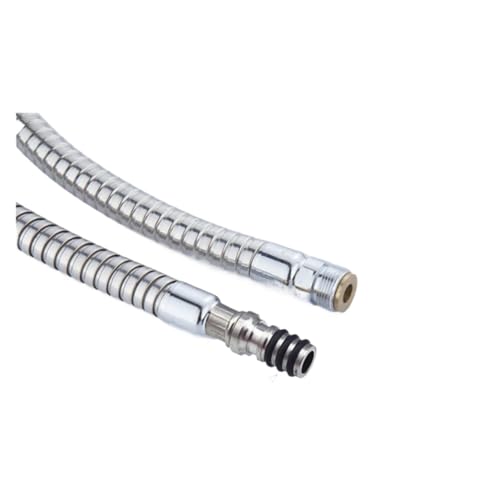 Xuro Edelstahl Chrom Oberfläche Pull Out Dusche Rohr, bad Waschbecken Küche Ablauf Wasserhahn Spezielle Schlauch(K 1.13m) von Xuro