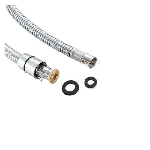Xuro Edelstahl Chrom Oberfläche Pull Out Dusche Rohr, bad Waschbecken Küche Ablauf Wasserhahn Spezielle Schlauch(P Bathtub) von Xuro