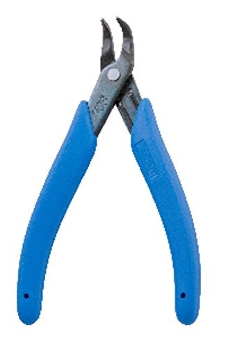 Xuron 486 Spitzzange gebogen 90° mit glatten Greifflächen Rechtwinkelzange für Juwelier Modellbau Modelleisenbahn Schmuckherstellung von Xuron
