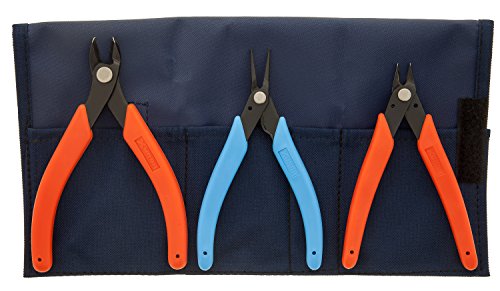 Xuron TK2200 Werkzeugset für Modelleisenbahner Gleisschneider für weiche Gleise Pinzettzange Plastikseitenschneider Railroader's Tool Kit von Xuron