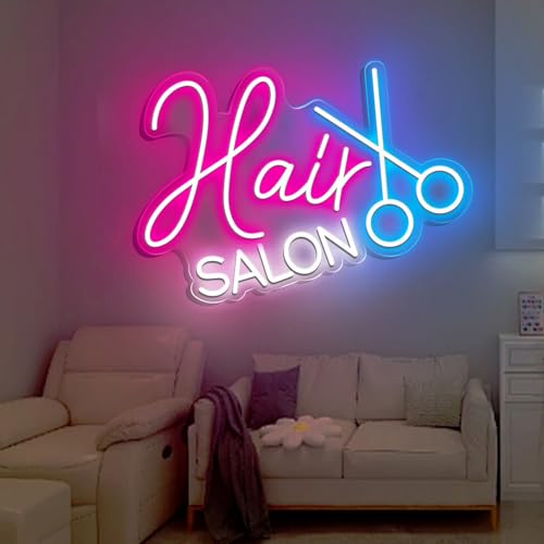 Friseursalon Offenes Neonschild für Barbershop Schere Wanddekoration, LED Haarschnitt Friseur Neon, Geschäftsschilder Licht, Barbershop Offenes Schild Friseursalon Offenes Neonschild für Barbershop Schere Wanddekoration, LED Haarschnitt Friseur Neon, Geschäftsschilder Licht, Barbershop Offenes Schild von Xusdamyj