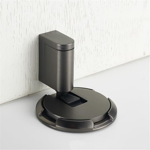 Winddichte Türstopper 1Stück, robuster mechanischer Bodentürstopper ohne Bohren, hält die Tür offen, Grau Winddichte Türstopper 1Stück, robuster mechanischer Bodentürstopper ohne Bohren, hält die Tür offen, Grau von Xusdamyj